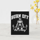 Grappig Gewichtheffen Bodybuilding Power Lifting S Kaart (Gele Bloem)