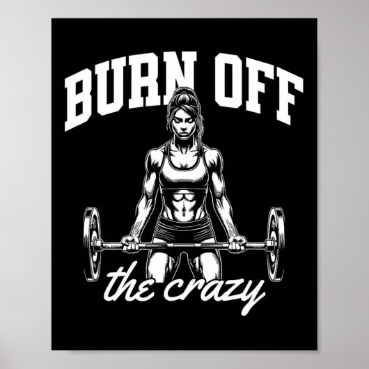 Grappig Gewichtheffen Bodybuilding Power Lifting S Poster (Voorkant)