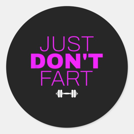 Grappig Gewichtheffen Bodybuilding Power Lifting S Ronde Sticker (Voorkant)