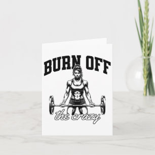 Grappig Gewichtheffen Bodybuilding Power Lifting Z Kaart