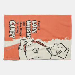 Grappig  Gewichtsverlies Ad EAT SNOEP Theedoek