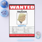 Grappig gewild Trump voor Treinse reden Flyer (Enkel)