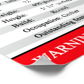 Grappig gewild Trump voor Treinse reden Poster (Hoek)