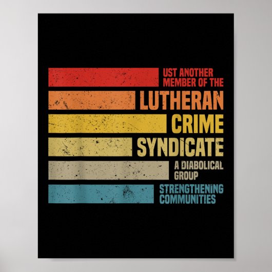 Grappig, gewoon een ander lid van de Lutherse misd Poster (Voorkant)