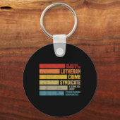 Grappig, gewoon een ander lid van de Lutherse misd Sleutelhanger (Voorkant)