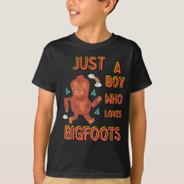 Grappig, gewoon een jongen die gek is op grote sch t-shirt