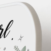 grappig Gewoon een meisje dat van katten en honden Pickleball Paddle (Links Detail)