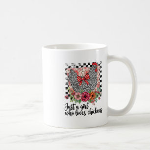 Grappig gewoon een meisje dat van kippen houdt Tha Koffiemok