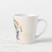 Grappig gewoon weer een bloeiende dag Wildflower C Latte Mok (Rechts)