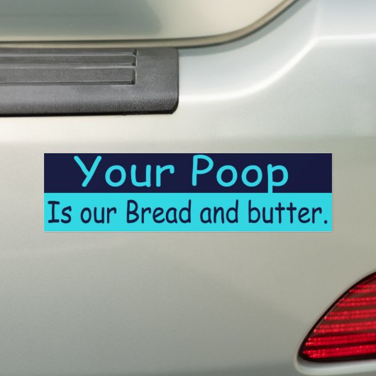 Grappig gezegde 2 van de exploitant bumpersticker (Op auto)
