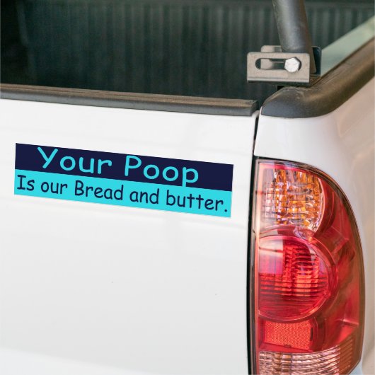 Grappig gezegde 2 van de exploitant bumpersticker (Op Truck)