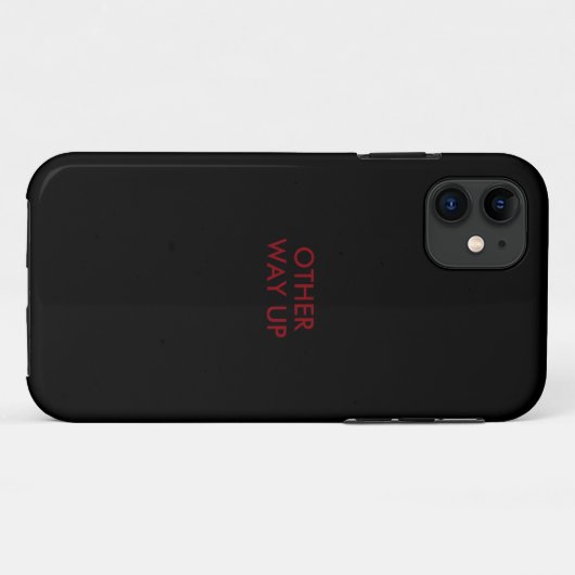 Grappig gezegde "andersom" Case-Mate iPhone case (Achterkant (horizontaal))