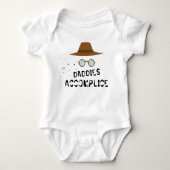 Grappig gezegde baby kleding, misdaaddetective bab romper (Voorkant)