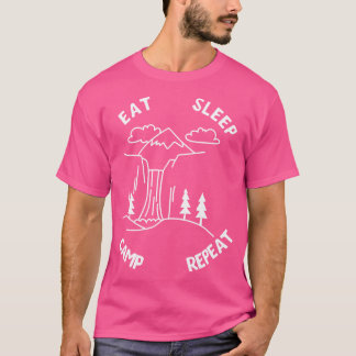 Grappig Gezegde Bergen Camping Wandelen T-shirt