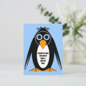 grappig gezegde briefkaart (Staand voorkant)