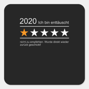 Grappig Gezegde cadeau 2020 Vierkante Sticker