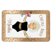 Grappig Gezegde Chicks Ahoy Cartoon Bold Cruisesch Magneet (Horizontaal)