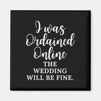 Grappig Gezegde dat ik online werd gewijd de bruil Magneet