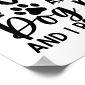 Grappig Gezegde dat ik twee titels heb, tante en h Poster (Hoek)