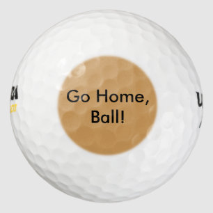 Grappig gezegde golfballen