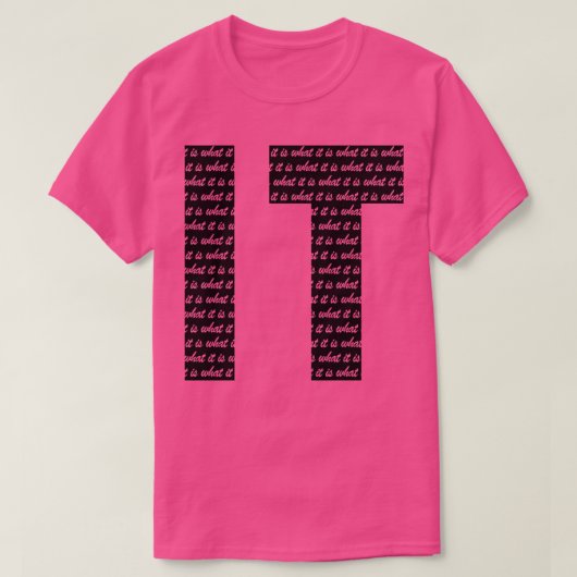 GRAPPIG GEZEGDE GROOT HET IS WAT HET IS T-SHIRT (Design voorkant)
