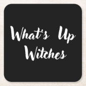 Grappig Gezegde Halloween Kartonnen Onderzetters (Voorkant)