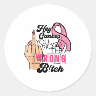 Grappig Gezegde Hey Kreeft Je hebt verkeerd geklik Ronde Sticker