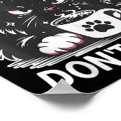 Grappig Gezegde Ik ben hier Ik ben wakker Duw het Poster (Hoek)