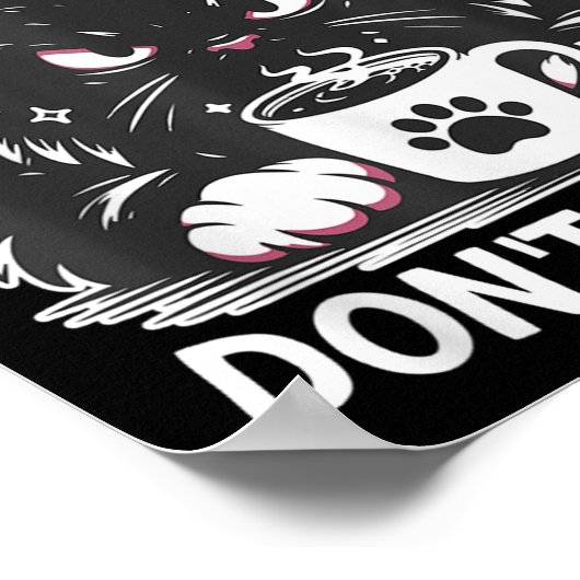 Grappig Gezegde Ik ben hier Ik ben wakker Duw het  Poster (Hoek)