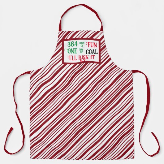 Grappig Gezegde kerst Schort (Voorkant)