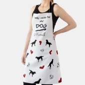 Grappig Gezegde Labrador Retriever gepersonaliseer Schort (Insitu)