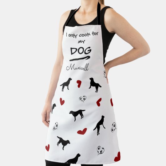 Grappig Gezegde Labrador Retriever gepersonaliseer Schort (Insitu)