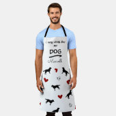 Grappig Gezegde Labrador Retriever gepersonaliseer Schort (Gedragen)