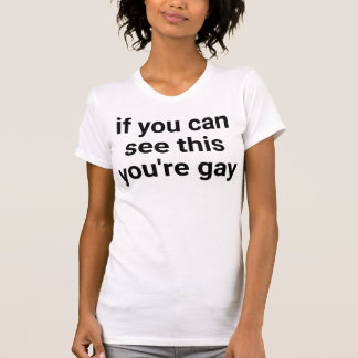 Grappig Gezegde Mannen Pride Gay als je dit kunt z T-shirt