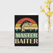 Grappig Gezegde-master Baiter Gevist Vissers Manne Kaart (Gele Bloem)