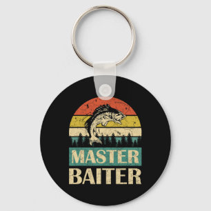 Grappig Gezegde-master Baiter Gevist Vissers Manne Sleutelhanger