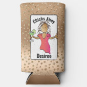 Grappig Gezegde Meisjes Trip Glitter Chicks Ahoy C Seltzer Blikjeskoeler (Voorkant)