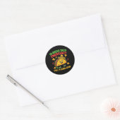 Grappig Gezegde Meme Cinco De Mayo Mexican Taco Fi Ronde Sticker (Envelop)
