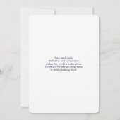 Grappig Gezegde met Hypodermic Needle Nurse's Day Bedankkaart (Achterkant)