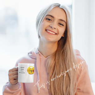 Grappig Gezegde Modern Coworker Verjaardagscitaat Tweekleurige Koffiemok