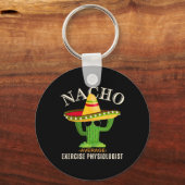 Grappig Gezegde  Nacho Gemiddelde Oefenfysio Sleutelhanger (Voorkant)