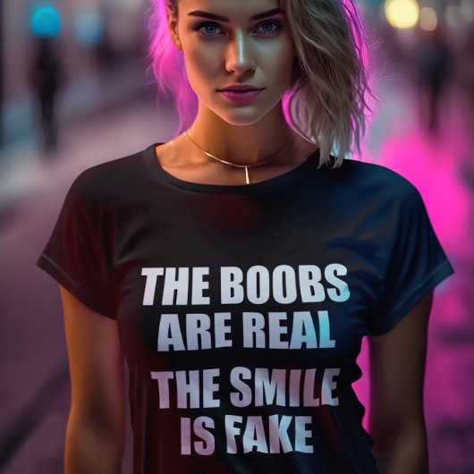Grappig Gezegde over Real vs Fake T-shirt