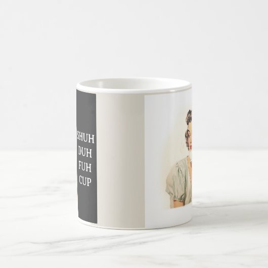 Grappig Gezegde retro sarcasme Koffiemok (Center)