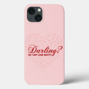 Grappig gezegde Schat ik zie er niet druk uit met Case-Mate iPhone Case