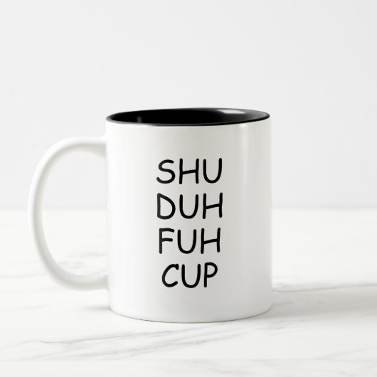 Grappig Gezegde, Shu Duh Fuh Cup Tweekleurige Koffiemok
