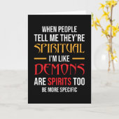 Grappig Gezegde Spirituele spiritualiteit Kaart (Gele Bloem)