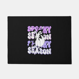 Grappig Gezegde Spooky Seizoen Halloween Cat Ghost Deurmat