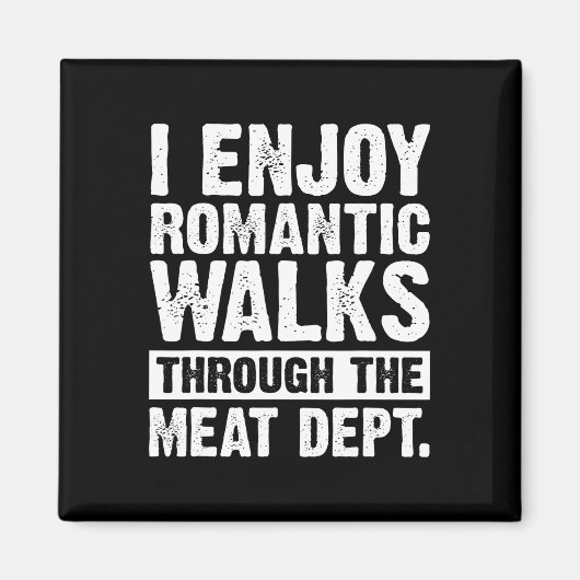 Grappig Gezegde Vlees Bacon Beef Grillen BBQ Lover Magneet (Voorkant)
