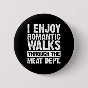 Grappig Gezegde Vlees Bacon Beef Grillen BBQ Lover Ronde Button 5,7 Cm