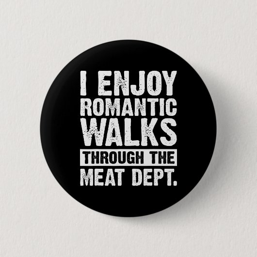 Grappig Gezegde Vlees Bacon Beef Grillen BBQ Lover Ronde Button 5,7 Cm (Voorkant)